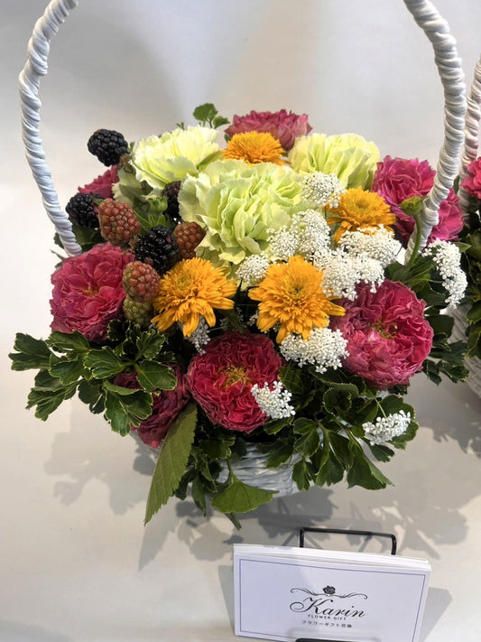 カラフルなおまかせアレンジ オープン記念送料無料(大阪府内のみ)