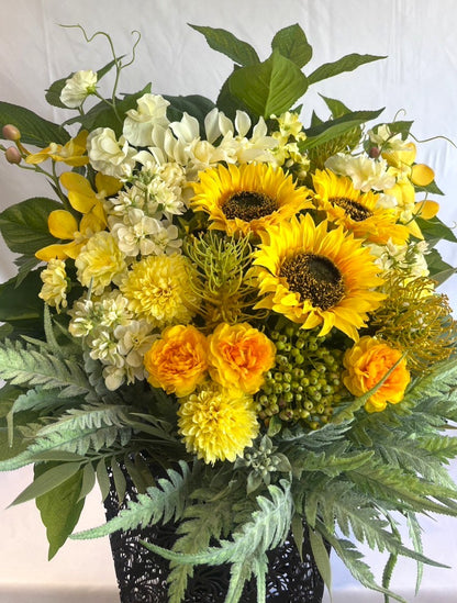 アーティフィシャルフラワー　台付 　オープン記念送料・立札無料