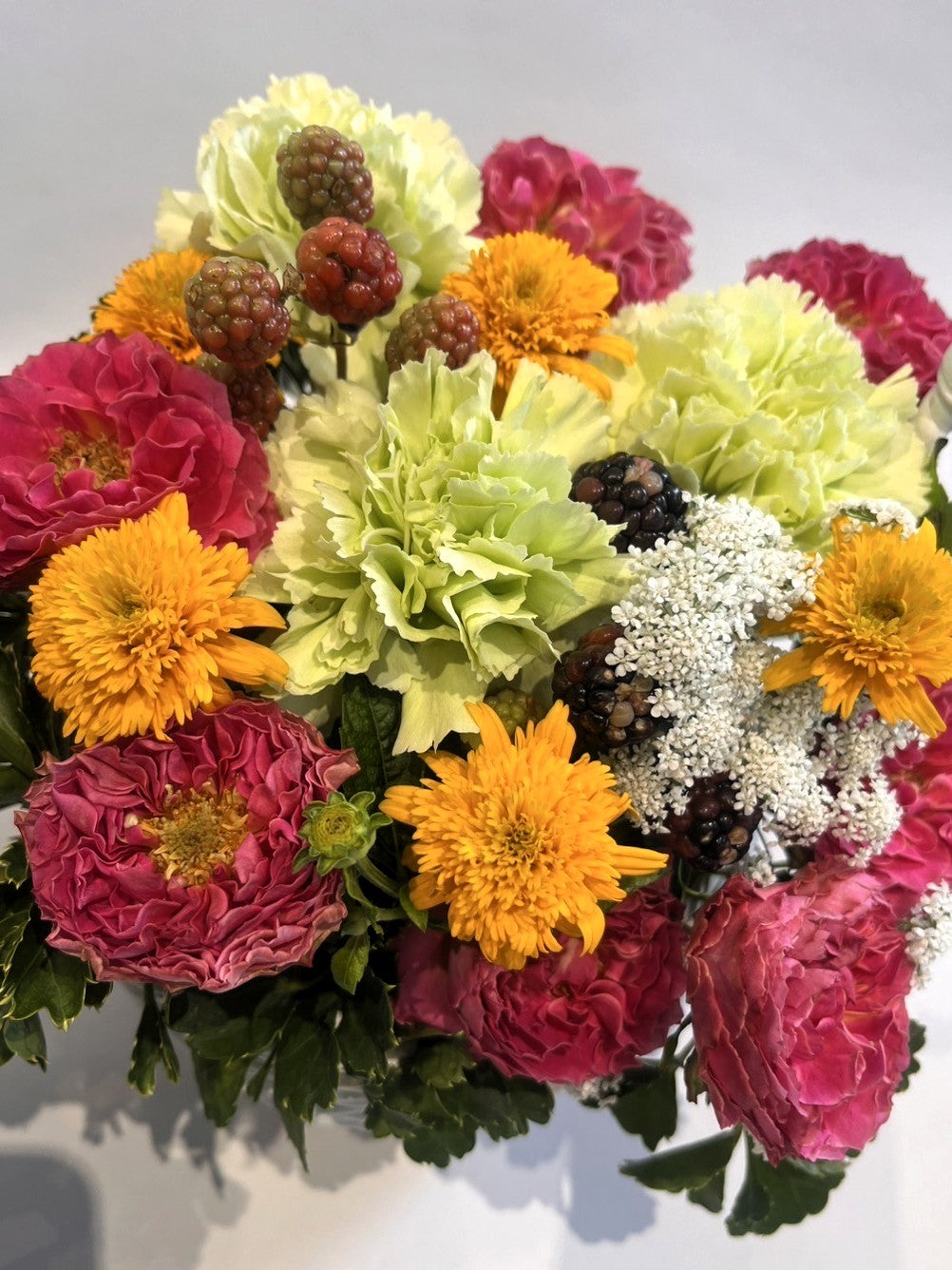 カラフルなおまかせアレンジ 　オープン記念送料無料（大阪府内のみ）