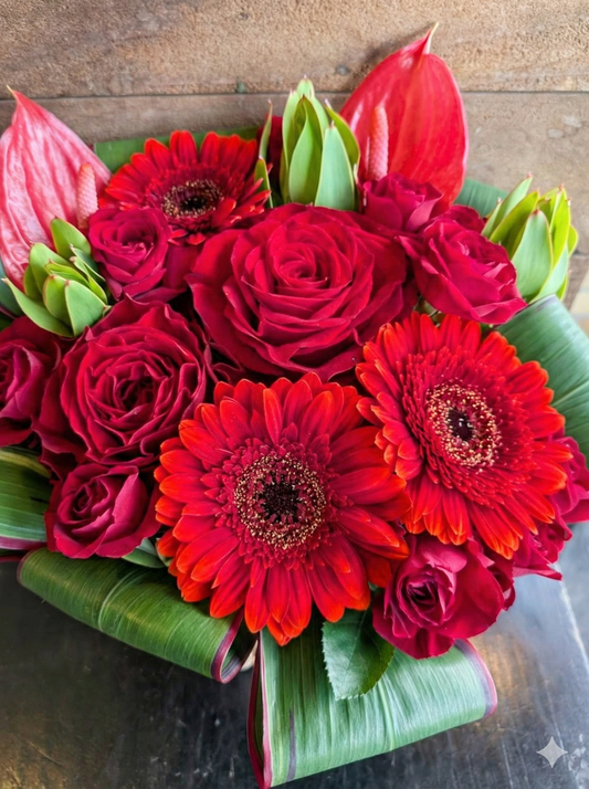 【母の日】シックな色のアレンジメント