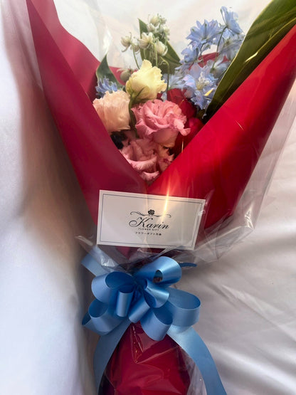 お任せ花束4,000円　オープン記念送料無料（大阪府内のみ）