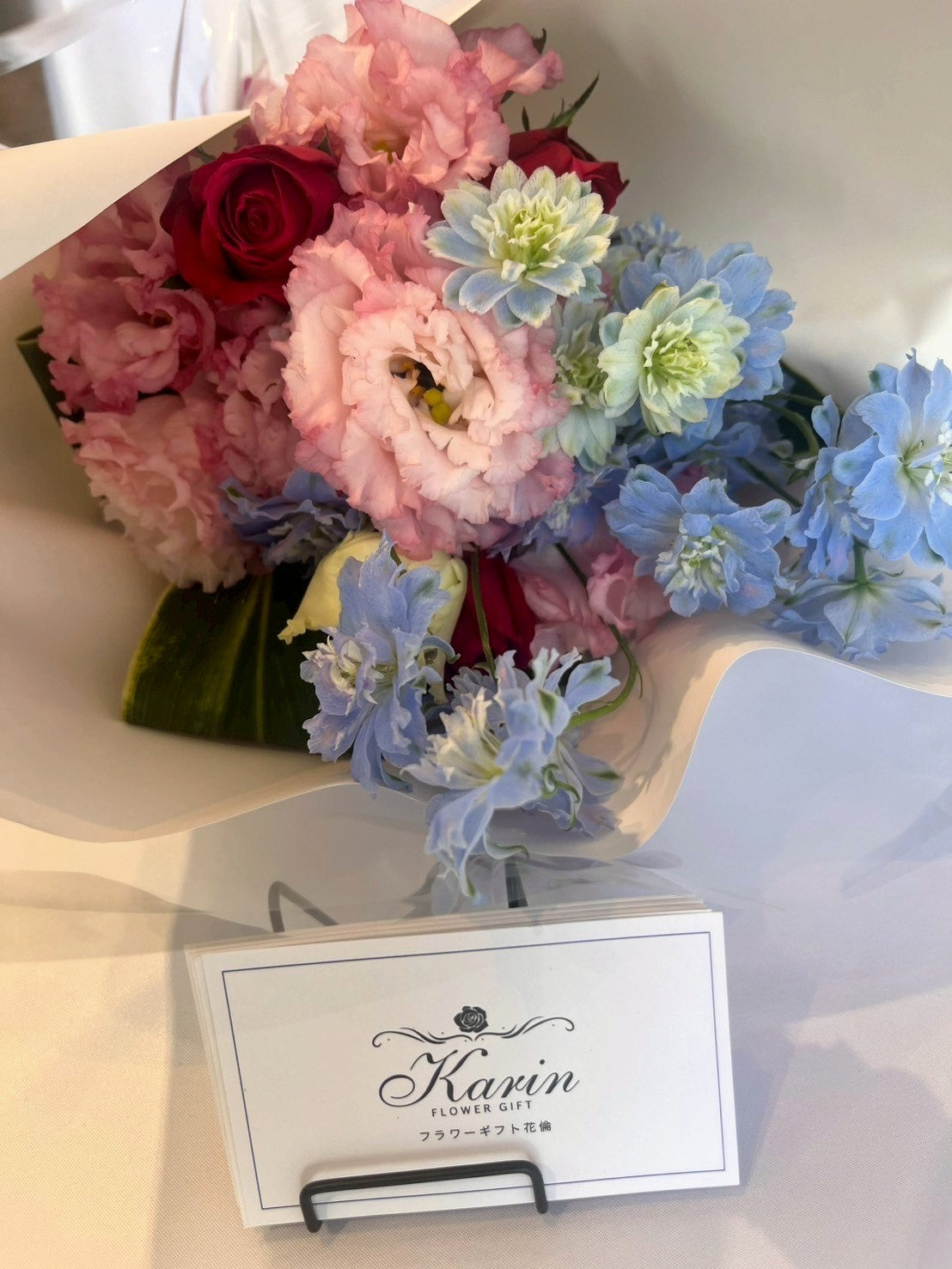 お任せ花束4,000円　オープン記念送料無料（大阪府内のみ）