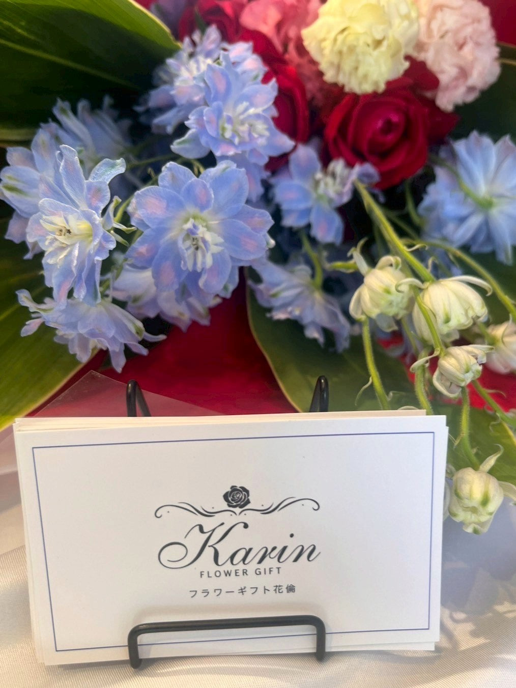 お任せ花束4,000円　オープン記念送料無料（大阪府内のみ）