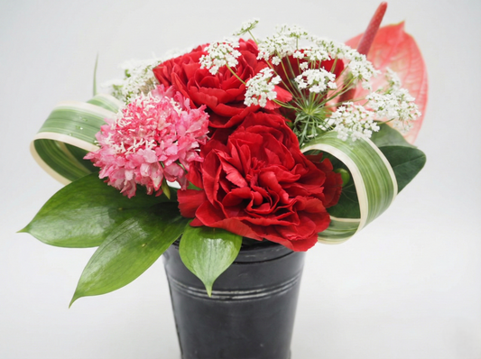 赤のアレンジメント