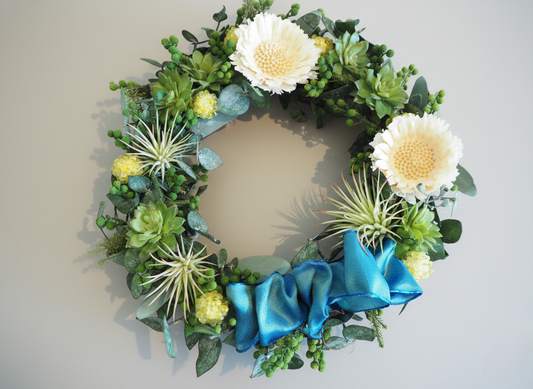 多肉植物のリース