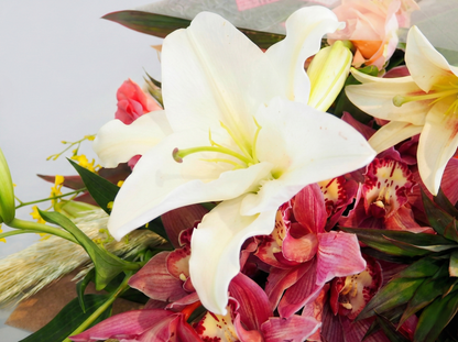 エレガントな花束