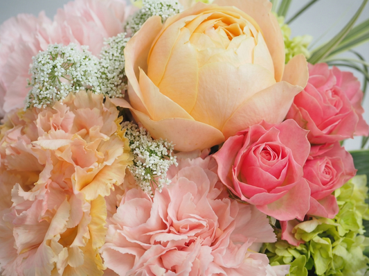 キュートなピンクのお花