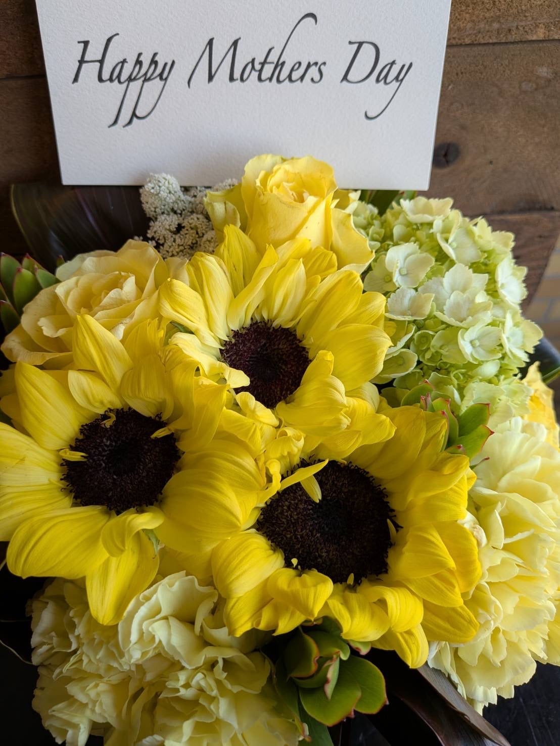 【母の日】向日葵アレンジメント