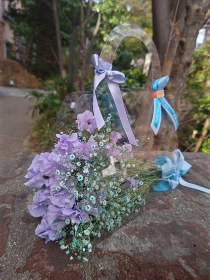 【母の日】クリアバックと花10本