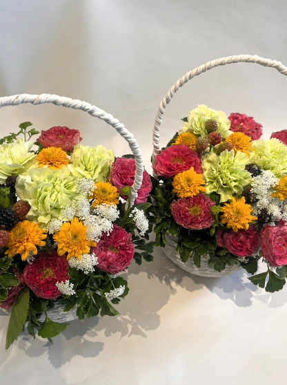 カラフルなおまかせアレンジ 　オープン記念送料無料（大阪府内のみ）