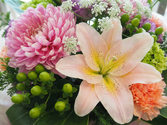 パステル調のアレンジ