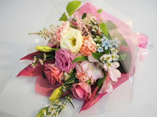 パステル調のブーケ